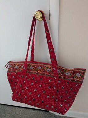 Red Floral Vera Bradley Bag